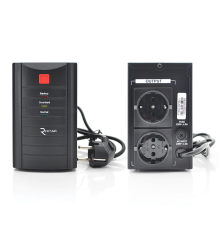 ДБЖ Ritar RTM525 (315W) Standby-L, LED, 1st, 2xSCHUKO socket, 1x12V4.5Ah, metal Case ( 260 х 85 х 140) Q4