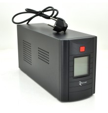 ДБЖ Ritar RTM1500 (900W) Proxima-D, LCD, AVR, 3st, 3xSCHUKO socket, 2x12V9Ah, metal Case (350х120х190) Q2