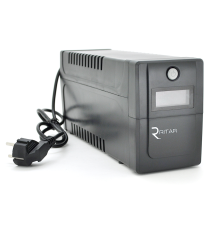 ДБЖ Ritar RTP800 (480W) Proxima-D, LCD, AVR, 3st, 2xSCHUKO socket, 1x12V9Ah, plastik Case. NEW!