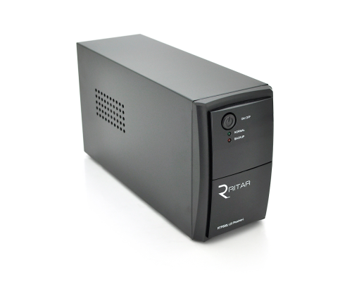 ДБЖ Ritar RTP500L-UX-IEC (300W) Proxima-L, LED, AVR, 3st, USB, 4xIEC-320 C14, 145-290Vac, 1x12V4.5Ah, plastik Case (314 x 97 X 143) 4 кг Q4