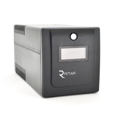 ДБЖ Ritar RTP1200 (720W) Proxima-D, LCD, AVR, 3st, 4x UNIVERSAL socket, 2x12V7Ah, plastik Case ( 460 x 225 X 245 ) 10,9 кг Q2