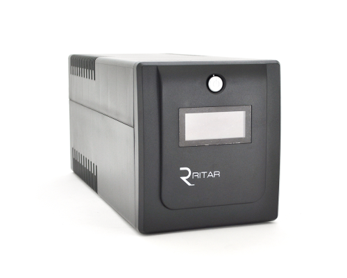 ДБЖ Ritar RTP1200 (720W) Proxima-D, LCD, AVR, 3st, 4x UNIVERSAL socket, 2x12V7Ah, plastik Case ( 460 x 225 X 245 ) 10,9 кг Q2
