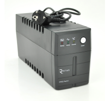 ДБЖ Ritar RTP625 (375W) Proxima-L, LED, AVR, 2st, 2xUNIVERSAL socket, 1x12V7Ah, plastik Case ( 300 x 100 x 140 )