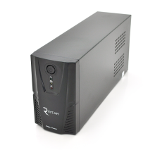 ДБЖ Ritar RTP650L-UX-IEC (390W) Proxima-L, LED, AVR, 3st, USB, 4xIEC-320 C14, 145-290Vac, 1x12V7Ah, plastik Case (314 x 97 X 143) 4,6 кг Q4