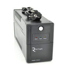 ДБЖ Ritar RTP600L-U (360W) Proxima-L, LED, AVR, 2st, USB, 2xSCHUKO socket, 1x12V7Ah, plastik Case ( 340 x 140 X 205) Q4