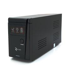 ДБЖ з правильною синусоїдою RITAR RTSW-600NL12 LED (360Вт), 12В, під зовнішній АКБ, Q4 (320*132*210) 4,2 кг (236*85*130)