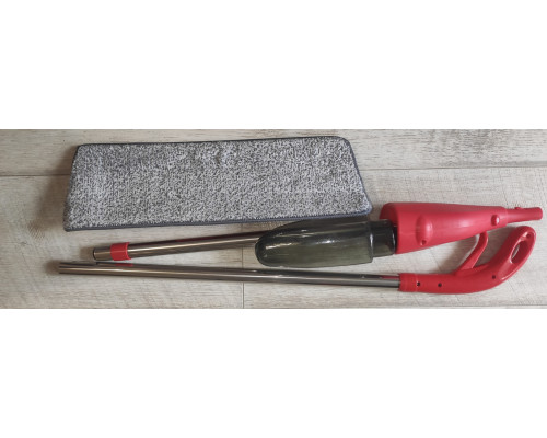 Швабра лентяйка с контейнером Healthy Spray Mop с контейнером для воды новая красная