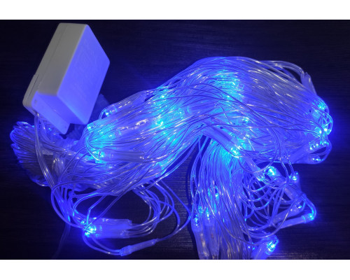 Гирлянда новогодняя Christmas Light 200 Led 15 м синяя Гирлянда новогодняя Christmas Light 200 Led 15 м синяя