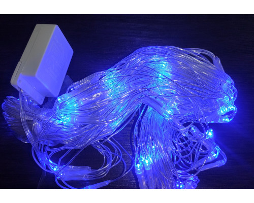 Гирлянда новогодняя Christmas Light 200 Led 15 м синяя Гирлянда новогодняя Christmas Light 200 Led 15 м синяя