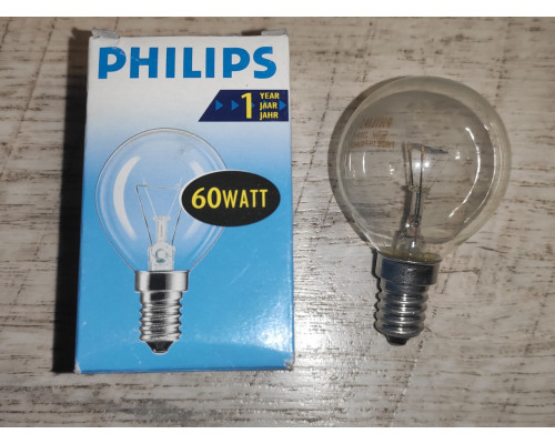 Распродажа Лампа накаливания Philips цоколь Е14 60 watt Распродажа Лампа накаливания Philips цоколь Е14 60 watt