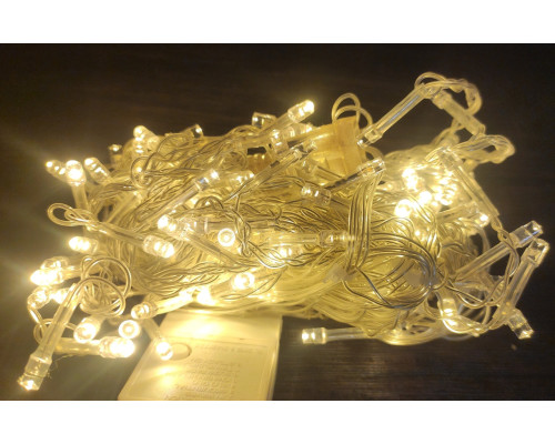 Гирлянда новогодняя Led Decorative Lights 100 LED 15 м цвет желтый Гирлянда новогодняя Led Decorative Lights 100 LED 15 м цвет желтый