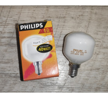 Распродажа Лампа накаливания Philips Soft цоколь Е14 40 watt