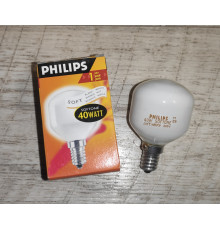 Распродажа Лампа накаливания Philips Soft цоколь Е14 40 watt