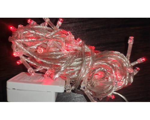 Гирлянда новогодняя Christmas Light 100 LED 4 м цвет красный Гирлянда новогодняя Christmas Light 100 LED 4 м цвет красный