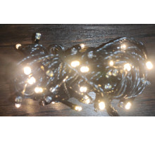 Гирлянда новогодняя Christmas Light 100 LED 4 м цвет желто-белый Гирлянда новогодняя Christmas Light 100 LED 4 м цвет желто-белый