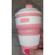 Складная силиконовая чашка с крышкой Collapsible Coffee Cup 350 мл