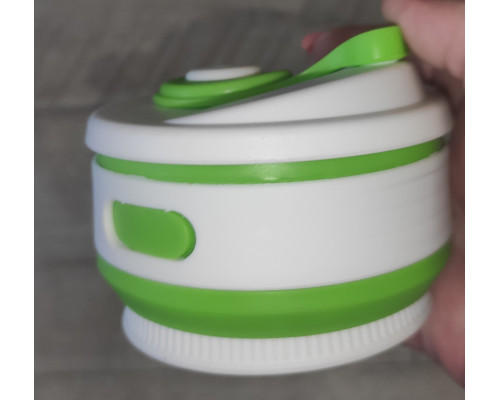 Складная силиконовая чашка с крышкой Collapsible Coffee Cup 350 мл Складная силиконовая чашка с крышкой Collapsible Coffee Cup 350 мл