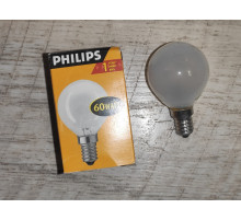 Распродажа Лампа накаливания Philips цоколь Е14 60 watt