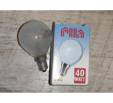 Распродажа Лампа накаливания Pila цоколь Е14 40 watt