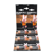 Батарейка лужна DURACELL LR03 (ААА) MN2400, 12шт в блістері, ціна за блістер