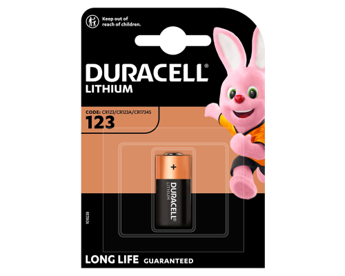 Батарейка DURACELL DL 123, 1 шт у блістері, ціна за блістер Батарейка DURACELL DL 123, 1 шт у блістері, ціна за блістер