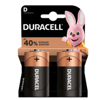 Батарейка лужна DURACELL D/LR20/MN1300 KPN, 2шт у блістері, ціна за блістер
