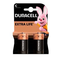 Батарейка DURACELL С/LR14/MN1400 KPN, 2шт у блістері, ціна за блістер