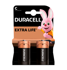 Батарейка DURACELL С/LR14/MN1400 KPN, 2шт у блістері, ціна за блістер