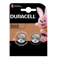 Батарейка літієва DURACELL DL2032, 2шт в блістері, ціна за блістер