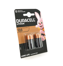 Батарейка DURACELL DL 123, 2 шт у блістері, ціна за блістер
