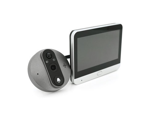 WiFi відеодомофон YOSO EYE1MPM43 з дисплеєм, пам'яттю та дзвінком на батареях (віддалений перегляд APP Tuya smart)