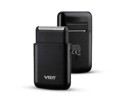 Електробритва VGR V-390 BLACK, шейвер, висувний триммер, Box Електробритва VGR V-390 BLACK, шейвер, висувний триммер, Box