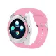 Годинник Smart watch V8 рожевий з камерою і sim-карткою