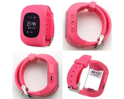 Детские смарт часы телефон Smart Baby Watch Q50 с GPS трекером Розовые Детские смарт часы телефон Smart Baby Watch Q50 с GPS трекером Розовые