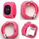 Детские смарт часы телефон Smart Baby Watch Q50 с GPS трекером Розовые