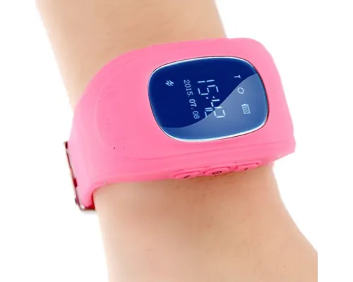 Детские смарт часы телефон Smart Baby Watch Q50 с GPS трекером Розовые Детские смарт часы телефон Smart Baby Watch Q50 с GPS трекером Розовые