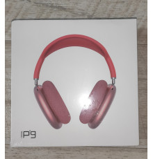 Наушники беспроводные с микрофоном P9 розовые
