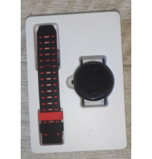 Смарт часы Smart Watch CV08 черные с красным