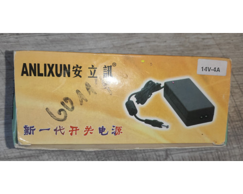 Блок питания для мониторов Anlixun ALX-1440 14V 4 A разъем 5.5*2.5 Блок питания для мониторов Anlixun ALX-1440 14V 4 A разъем 5.5*2.5