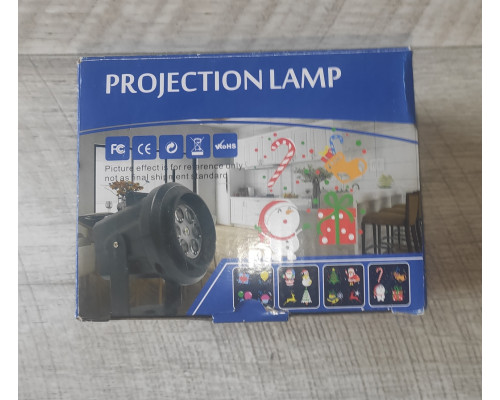 Распродажа Проектор мультимедийный Projection Lamp новогодние рисунки
