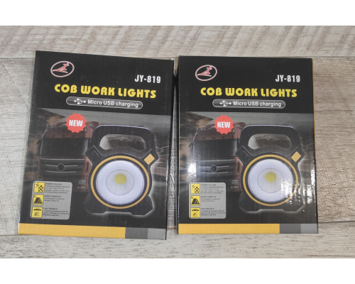 Распродажа Фонарь лампа светодиодная Cob Work Lights JY-819 солнечная батарея черная Распродажа Фонарь лампа светодиодная Cob Work Lights JY-819 солнечная батарея черная