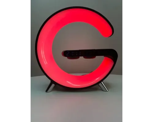 Светильник, ночник RGB Smart Light Sound Machine с беспроводной зарядкой 15W и Bluetooth колонкой 3W - черный Светильник, ночник RGB Smart Light Sound Machine с беспроводной зарядкой 15W и Bluetooth колонкой 3W - черный