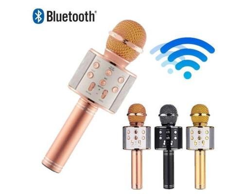 Bluetooth-мікрофон для караоке зі зміною голосу WSTER WS-858 Bluetooth-мікрофон для караоке зі зміною голосу WSTER WS-858