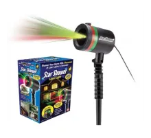 Лазерный проектор - гирлянда на дом STAR SHOWER Laser Light праздничное освещение движущиеся точки