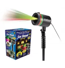 Лазерний проєктор — гірлянда на будинок STAR SHOWER Laser Light святкове освітлення рухомі точки