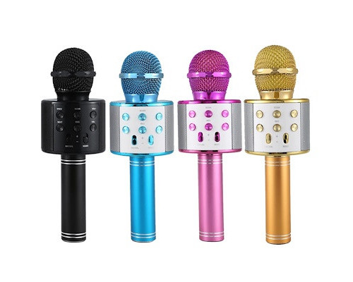 Bluetooth-мікрофон для караоке зі зміною голосу WSTER WS-858 Bluetooth-мікрофон для караоке зі зміною голосу WSTER WS-858