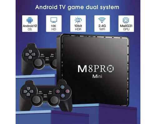 Ігрова консоль M8 Pro Android Wireless Ретроприставка на 10000 ігор Ігрова консоль M8 Pro Android Wireless Ретроприставка на 10000 ігор