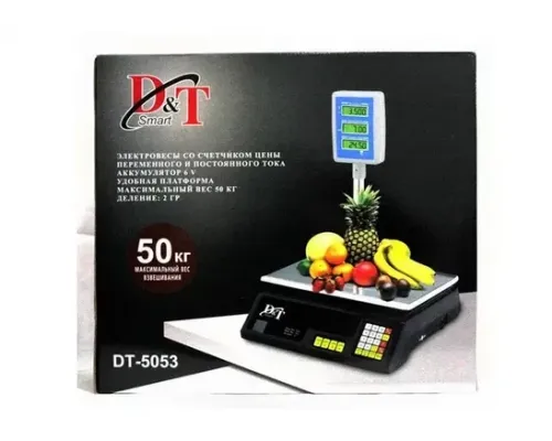 Ваги торговельні електронні 50 кг DT Smart DT-5053 Ваги торговельні електронні 50 кг DT Smart DT-5053