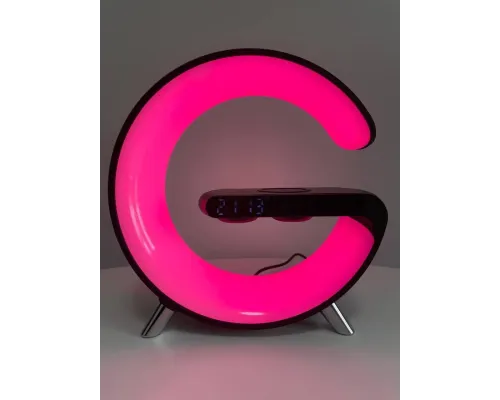 Светильник, ночник RGB Smart Light Sound Machine с беспроводной зарядкой 15W и Bluetooth колонкой 3W - черный Светильник, ночник RGB Smart Light Sound Machine с беспроводной зарядкой 15W и Bluetooth колонкой 3W - черный