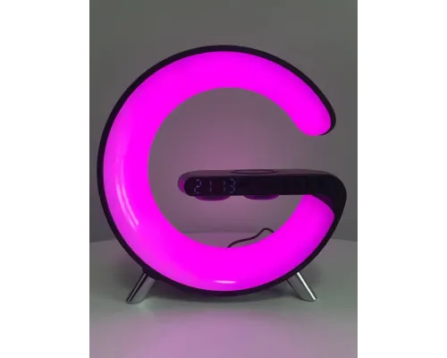 Светильник, ночник RGB Smart Light Sound Machine с беспроводной зарядкой 15W и Bluetooth колонкой 3W - черный Светильник, ночник RGB Smart Light Sound Machine с беспроводной зарядкой 15W и Bluetooth колонкой 3W - черный